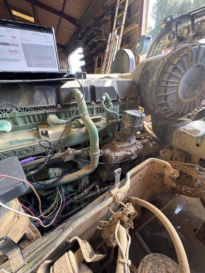 Diagnostic complet moteur poids lourd Volvo avec ordinateur portable